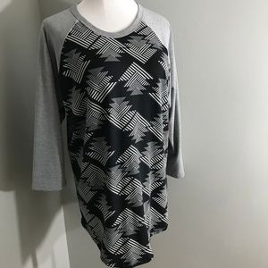 LuLaRoe Randy Baseball Tee
